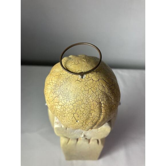 Vintage 2001 Sarah’s Attic Inc. 9.5” Primitive Bobble Head Angel Statue Decor - Picture 5 of 7